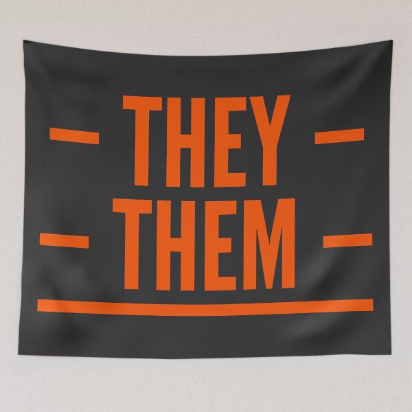 Item preview, They/Them Pronouns designed and sold by Vira Magnus Layton.