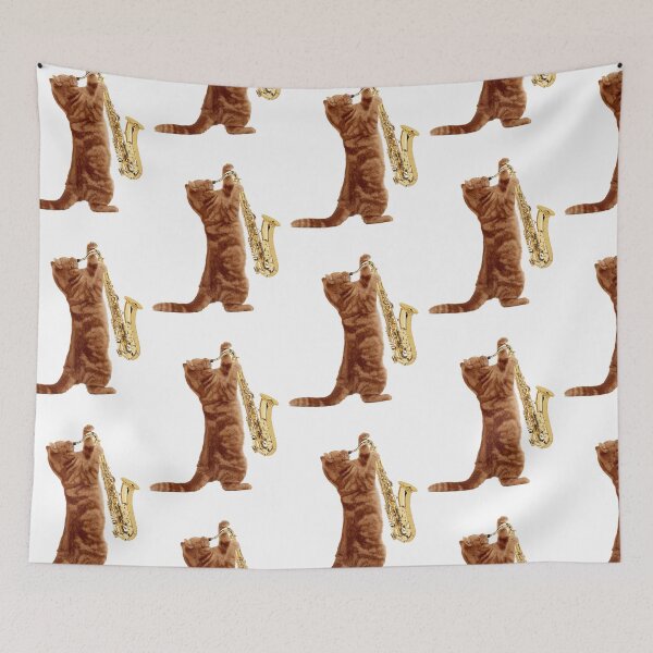 Item preview, Saxophone Cat - Meowsicians designed and sold by StrawberryMo.