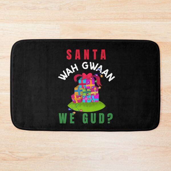 Item preview, Wah Gwaan Santa, Funny Jamaican Christmas-Xmas lights designed and sold by Spiritualish.