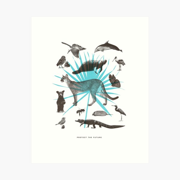 Protect the Future Art Print