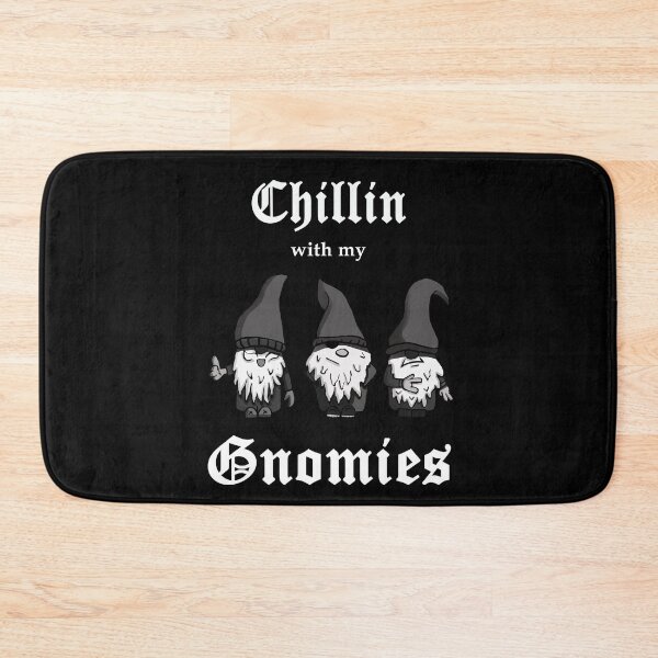 Item preview, Chillin with my Cool Gnomies (Black) designed and sold by EvaMelindy.