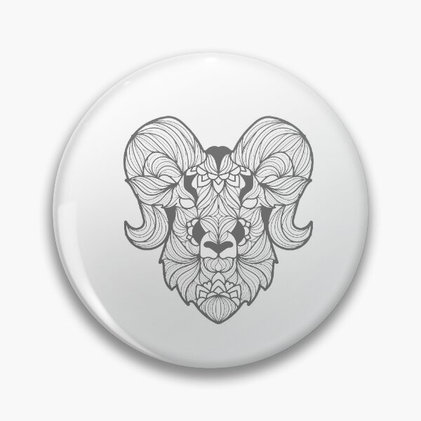 Item preview, Ram Mandala Art designed and sold by Open Canvas.