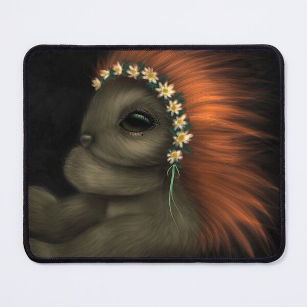 Item preview, Porcupine with a flower crown designed and sold by snailmakesart.