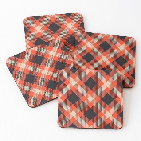 Item preview, Red & Black & White stripes tartan plaid pattern designed and sold by RSDigitalPrintDesign.