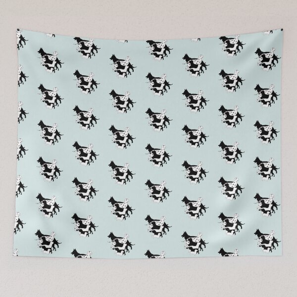Item preview, Pack of silhouette dogs in black and white designed and sold by designInk.