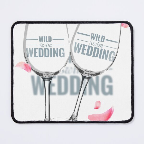 Item preview, Wild Swim Wedding Congratulations Open Water Swim Art  by Jenny Meehan  designed and sold by Jenny Meehan Art Prints and Patterns  .