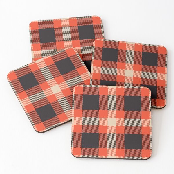 Item preview, Red Black & White straight stripes tartan plaid pattern designed and sold by RSDigitalPrintDesign.