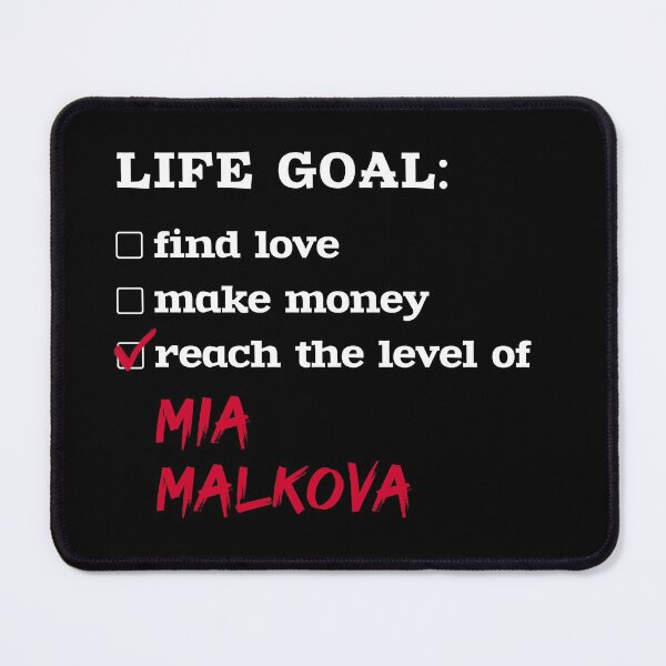 Item preview, Life goal - Mia Malkova designed and sold by 2Girls1Shirt.