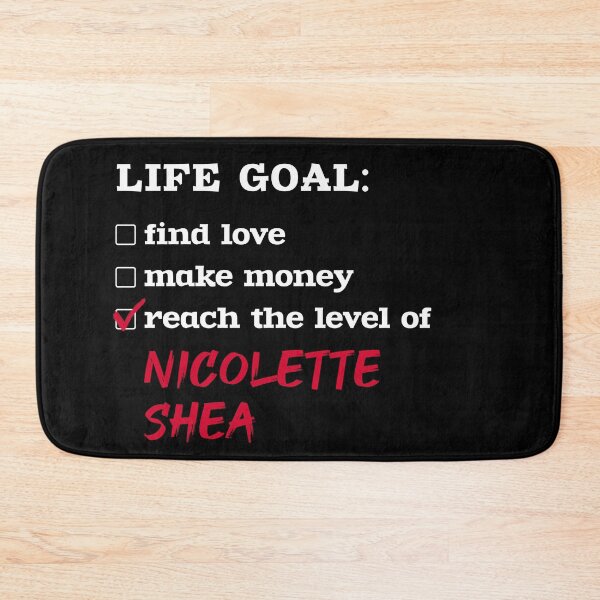 Item preview, Life goal - Nicolette Shea designed and sold by 2Girls1Shirt.