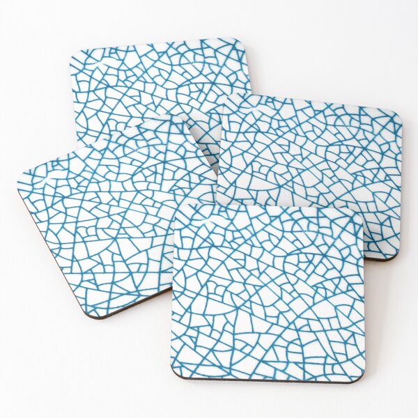 Item preview, Blue and White Japanese Precious Porcelain Net Pattern - Calm Zen Feeling Oriental Vibe designed and sold by sthNnth.