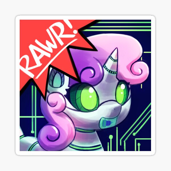 RAWR - Sweetie Bot Sticker