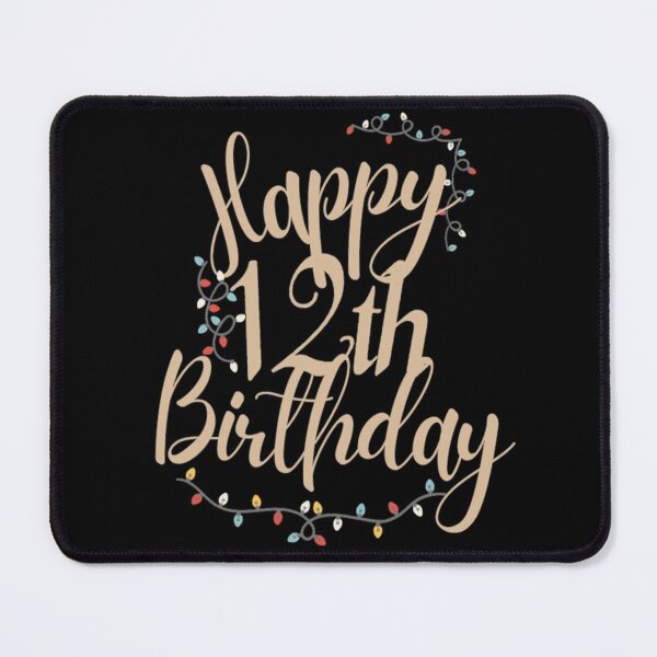 Item preview, Happy 12 Th Birthday designed and sold by NishiiAgrawal.