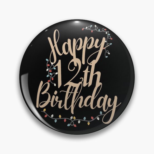 Item preview, Happy 12 Th Birthday designed and sold by NishiiAgrawal.