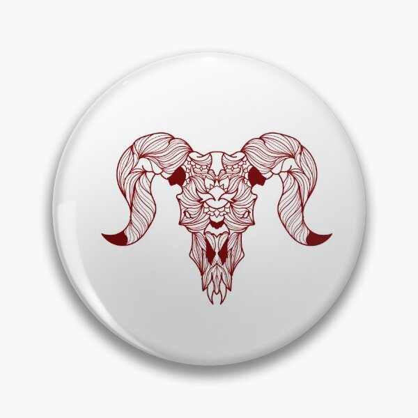 Item preview, Ram Skull Mandala Art designed and sold by Open Canvas.