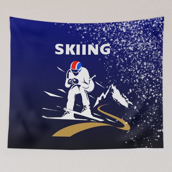 Item preview, Skiing | Airborne Downhill Skier | Ski designed and sold by Pentimore.