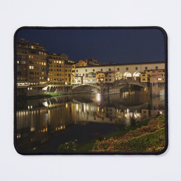 Item preview, Florence, Italy Night Magic - A Glamorous Evening at Ponte Vecchio designed and sold by Georgia Mizuleva.