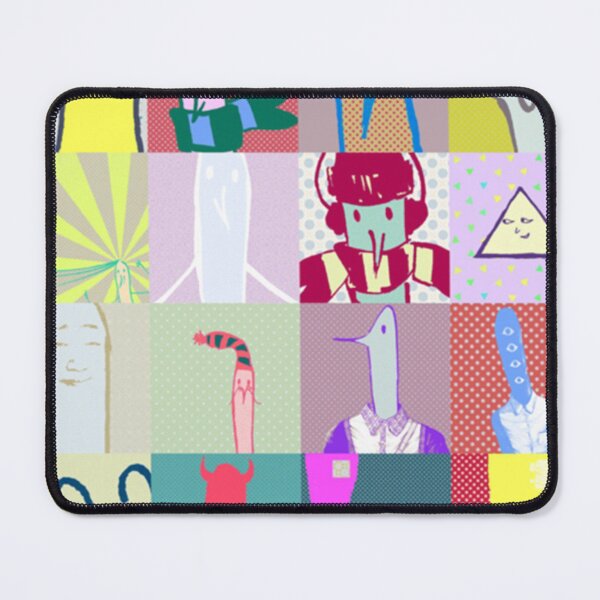 Item preview, Punpun grid print   designed and sold by Lauren-Cashop.