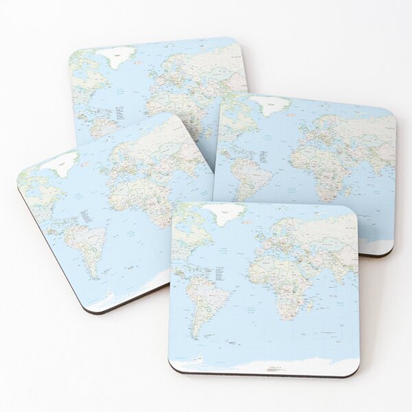 Item preview, World map designed and sold by KNBS.