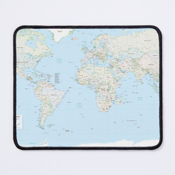 Item preview, World map designed and sold by KNBS.