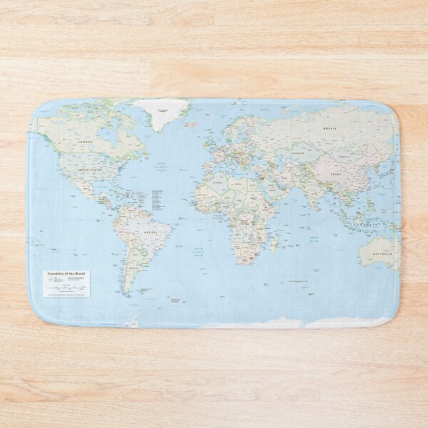 Item preview, World map designed and sold by KNBS.