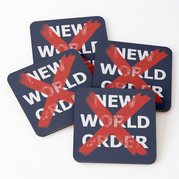 Item preview, NO NEW WORLD ORDER (on dark) designed and sold by tuzlay.