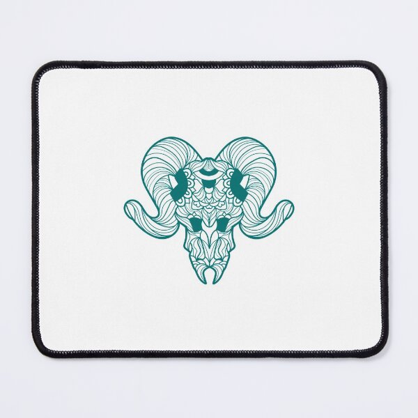Item preview, Ram Skull Mandala Art designed and sold by Open Canvas.
