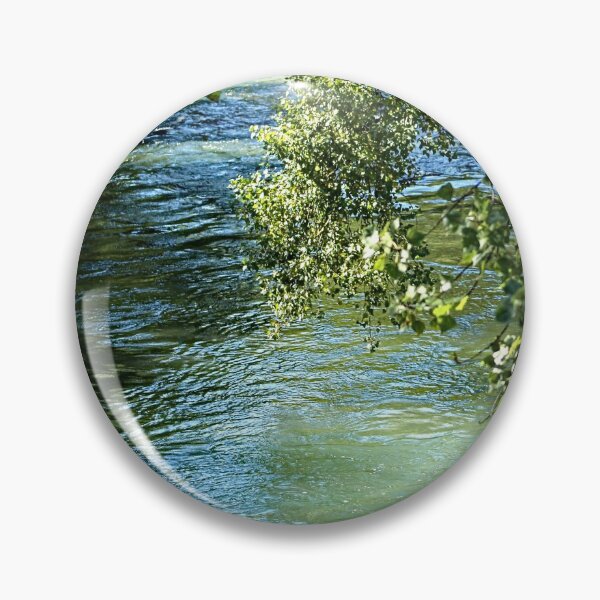 Item preview, River Flowing Overhanging Tree Branches designed and sold by worldways.