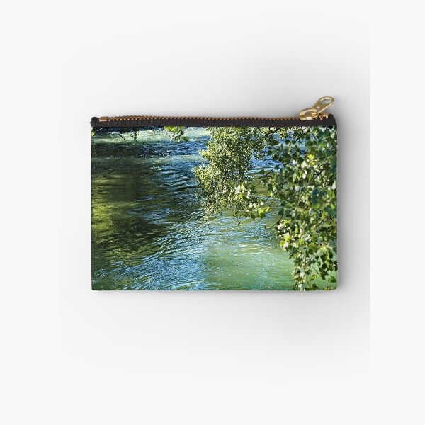 Item preview, River Flowing Overhanging Tree Branches designed and sold by worldways.