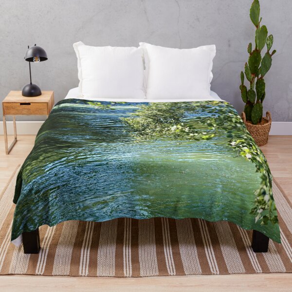 Item preview, River Flowing Overhanging Tree Branches designed and sold by worldways.