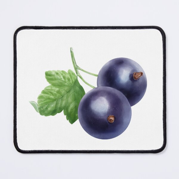 Item preview, juicy watercolor black currant for your kitchen designed and sold by ogurechka.