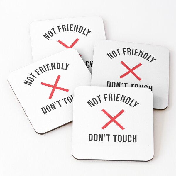 Item preview, Not Friendly Do Not Touch T-shirt designed and sold by Oussama El hajjari.
