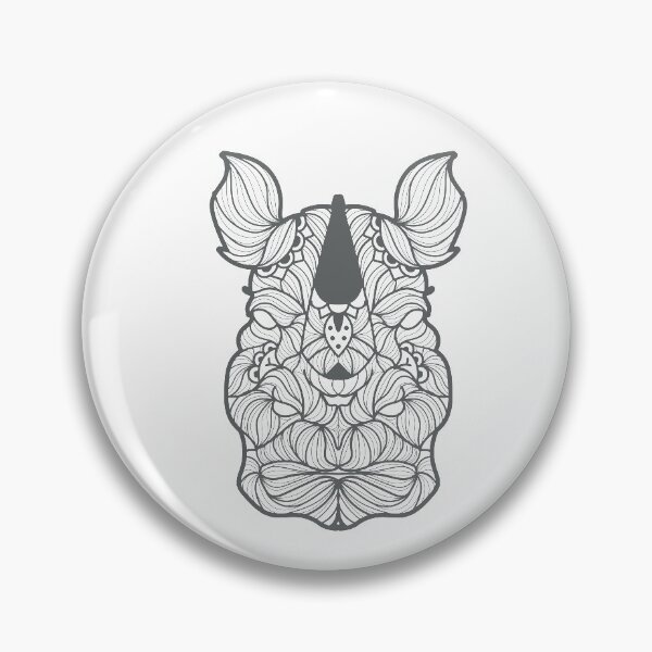 Item preview, Rhino Mandala Art designed and sold by Open Canvas.