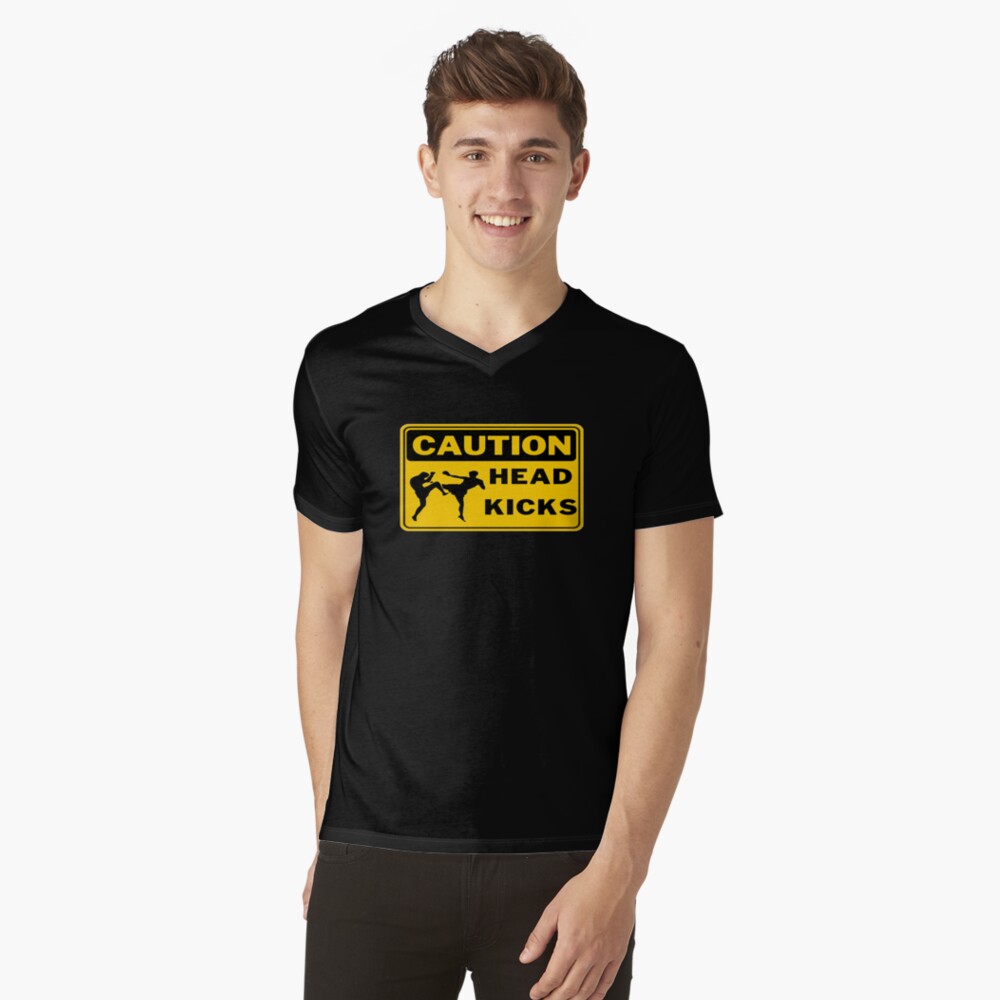Item preview, V-Neck T-Shirt designed and sold by MuayTastic.