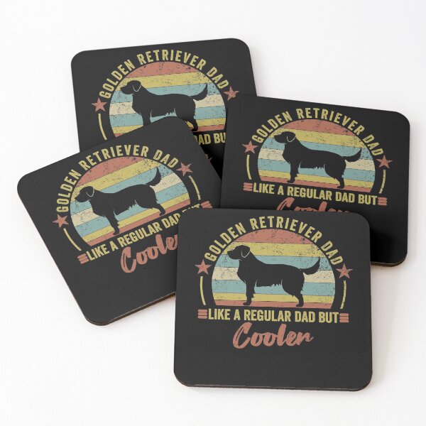 Item preview, Golden Retriever dad like a regular dad but cooler - funny gift for Golden Retriever dog owner designed and sold by QUEEN-WIVER.