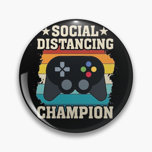 Item preview, Social Distancing Champion Gaming Zocken designed and sold by Marco Damm.