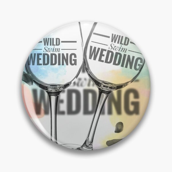 Item preview,  Wild Swim Wedding Congratulations Open Water Swim Art  by Jenny Meehan  designed and sold by Jenny Meehan Art Prints and Patterns  .
