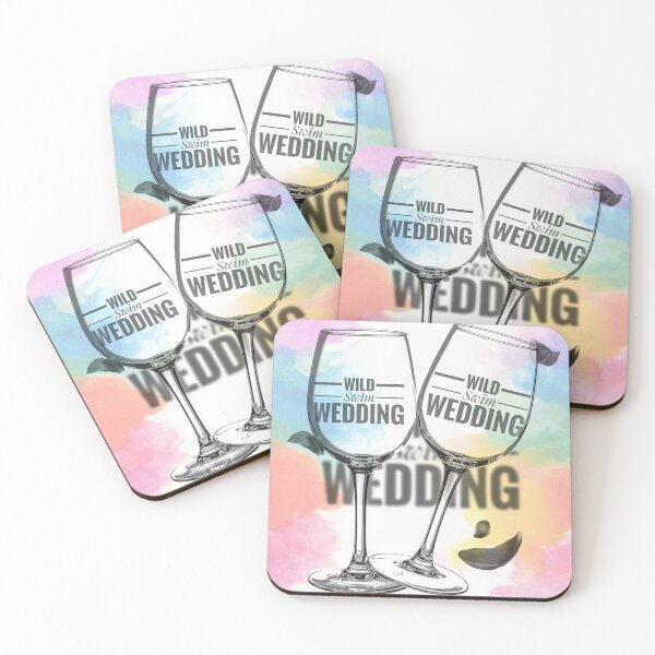 Item preview,  Wild Swim Wedding Congratulations Open Water Swim Art  by Jenny Meehan  designed and sold by Jenny Meehan Art Prints and Patterns  .