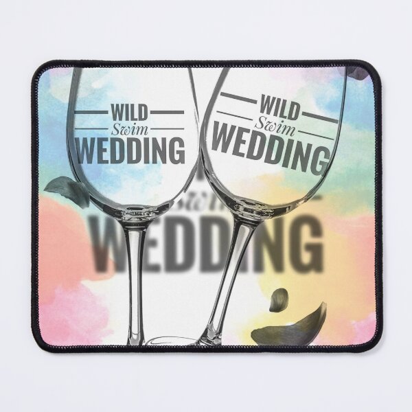 Item preview,  Wild Swim Wedding Congratulations Open Water Swim Art  by Jenny Meehan  designed and sold by Jenny Meehan Art Prints and Patterns  .