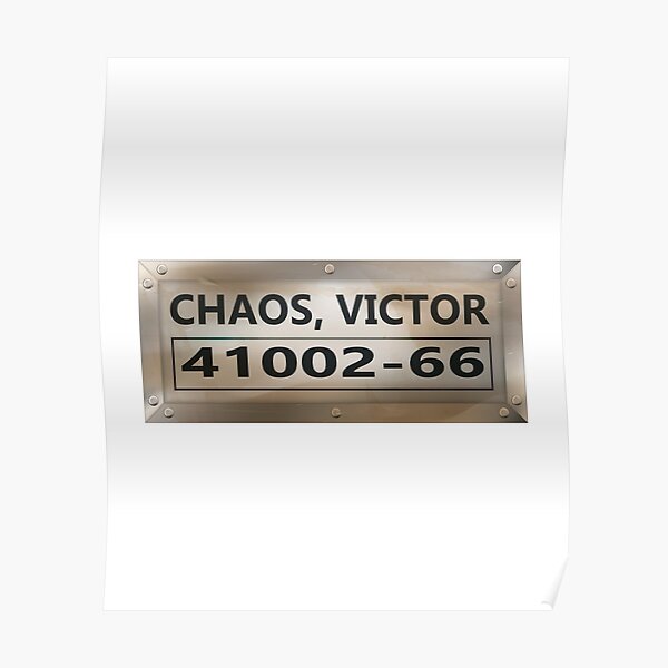 professor chaos poster by emilyartstudios redbubble
