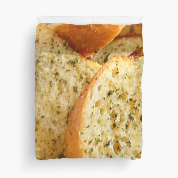 Garlic bread Duvet Cover