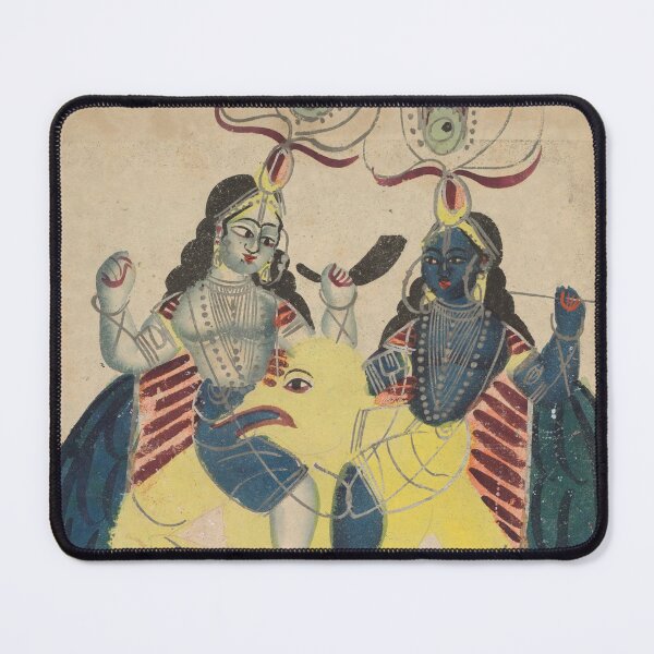 Item preview, Garuda Carrying Balarama and Krishna designed and sold by HinduArtGallery.