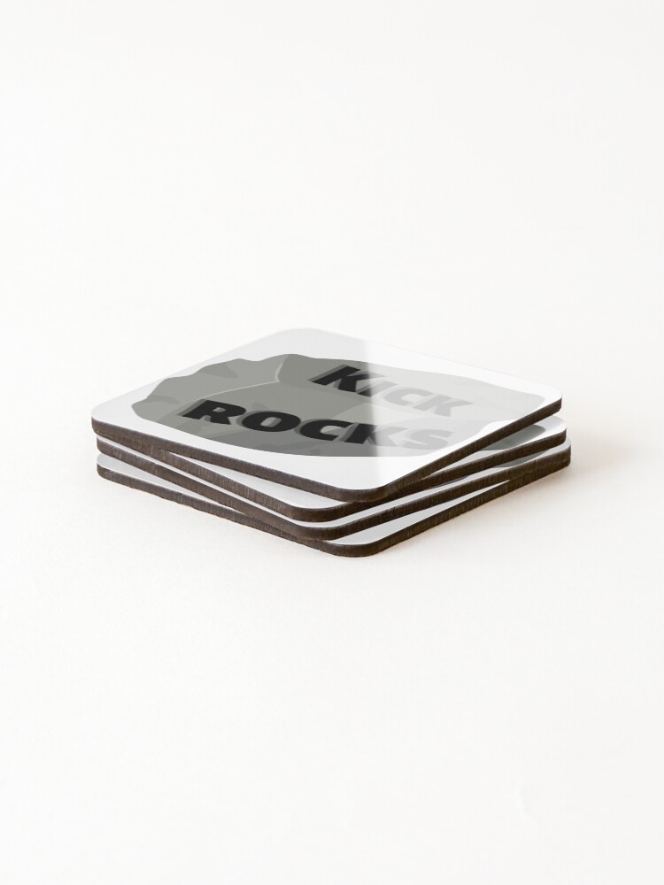 Thumbnail 4 of 5, Coasters (Set of 4), Kick Rocks designed and sold by AnAwkwardOtter.