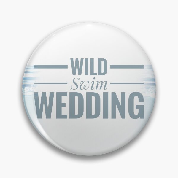 Item preview, Watery Wild Swim Wedding Open Water Swim Art  by Jenny Meehan  designed and sold by Jenny Meehan Art Prints and Patterns  .