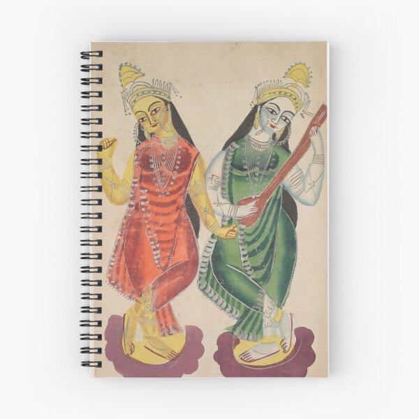Item preview, Goddesses Lakshmi and Sarasvati designed and sold by HinduArtGallery.