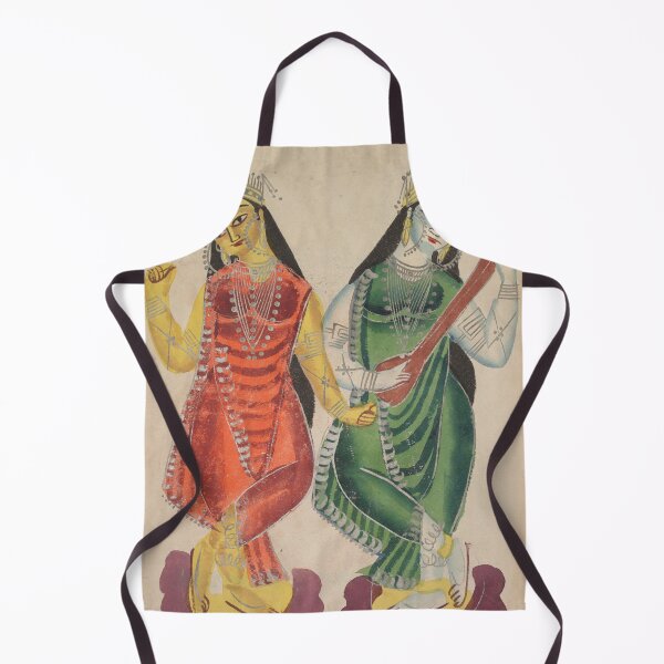 Item preview, Goddesses Lakshmi and Sarasvati designed and sold by HinduArtGallery.