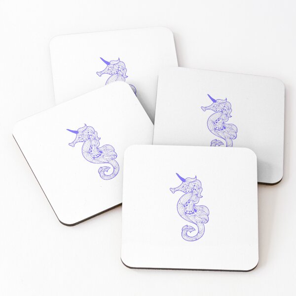 Item preview, Sea Horse Mandala Art designed and sold by Open Canvas.