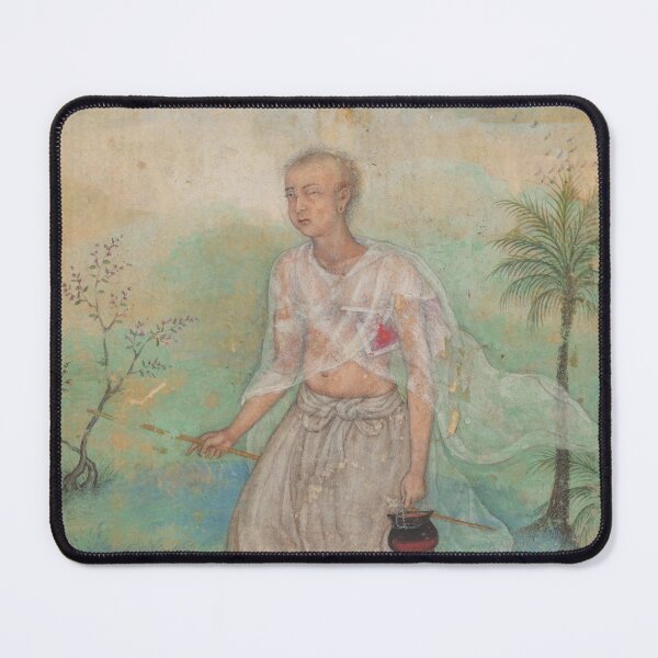 Item preview, Jain Ascetic Walking Along a Riverbank designed and sold by HinduArtGallery.