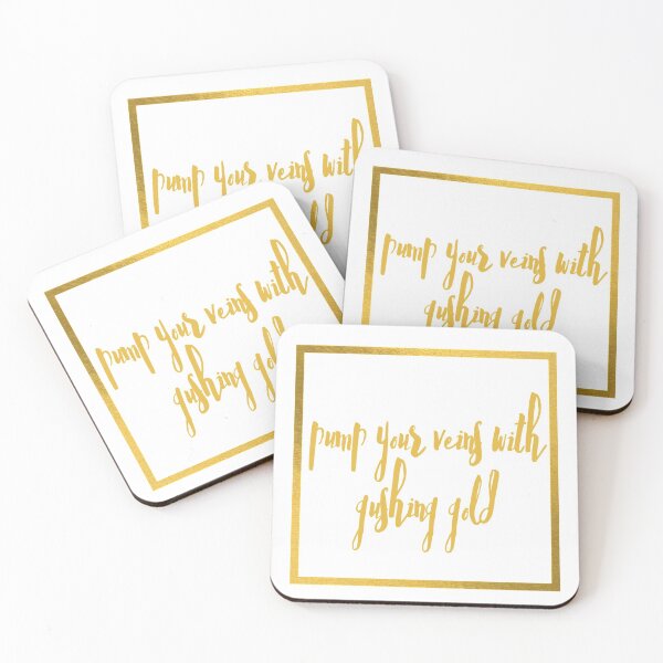 Item preview, pump your veins with gushing gold designed and sold by ouiouiitslucyb1.