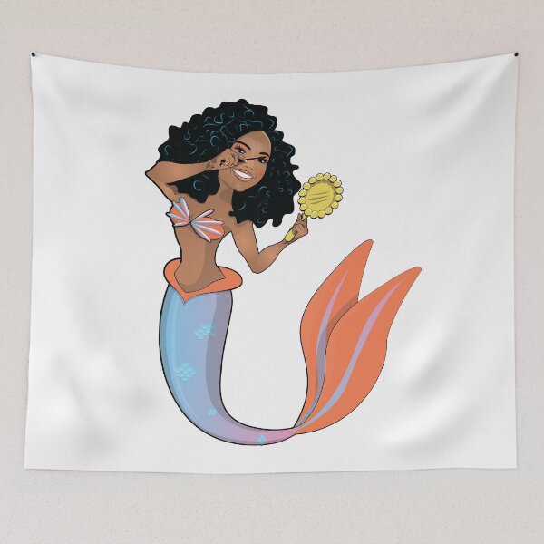 Item preview, Mermaid putting on her Makeup designed and sold by Wyattdesign.