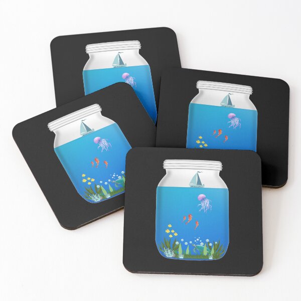 Item preview, Sea life in a jar - Ocean  designed and sold by LukjanovArt.